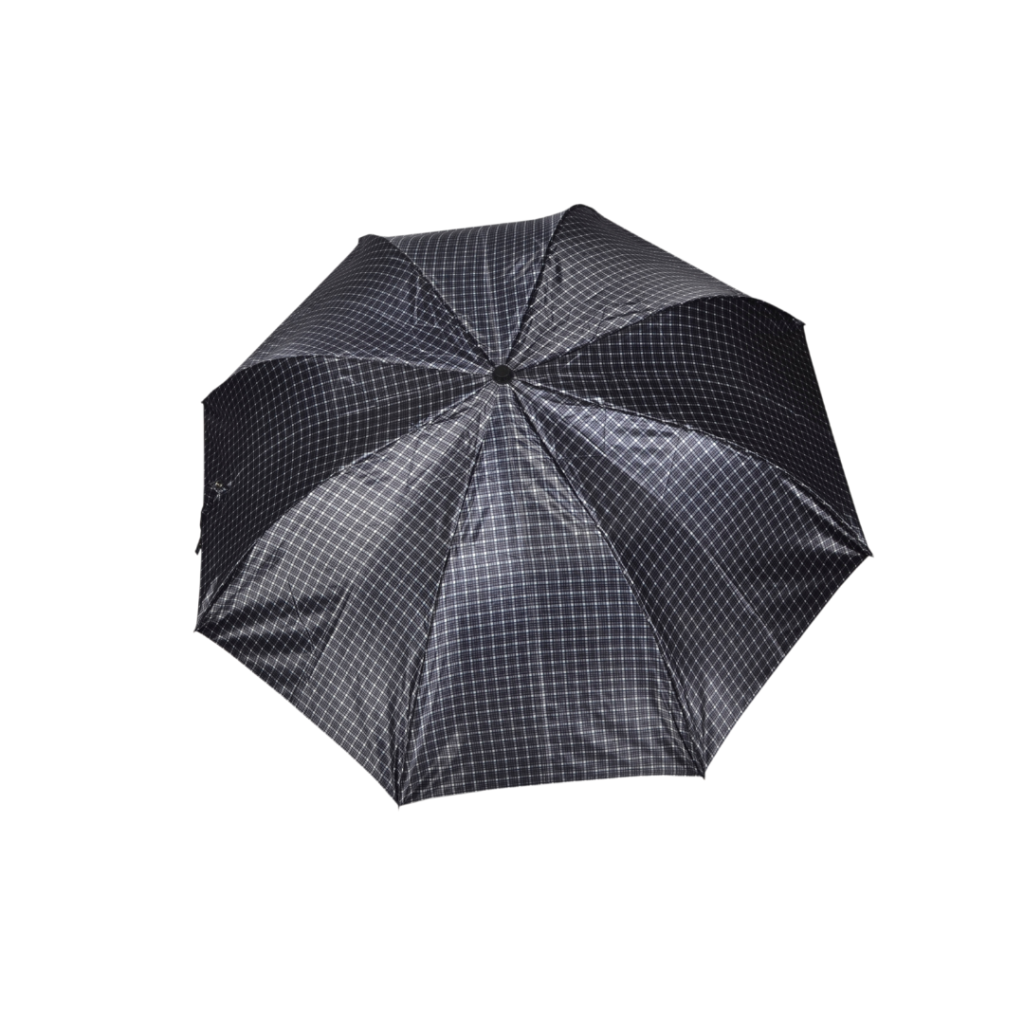 25x12 check silver umbrella