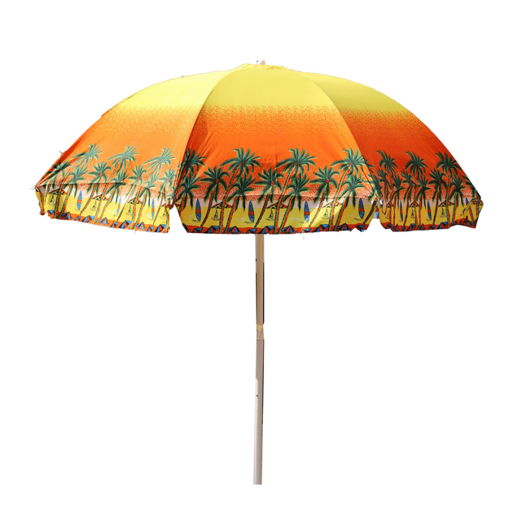 yellow pongee garden umbrella