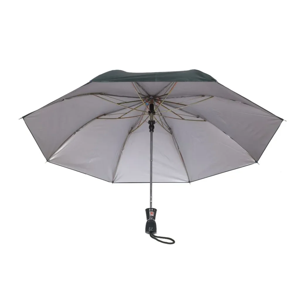 21X8 2 FOLD MONO SILVER NYLON UMBRELLA TELLO